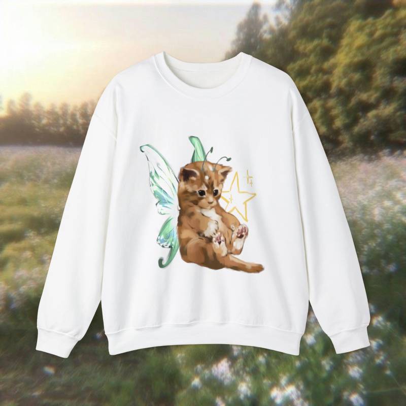 Fairy Pookies - Kitten Jolly Crewneck Sweatshirt Fairy Pookies - Kitten Jolly Crewneck Sweatshirt von FairyPookies