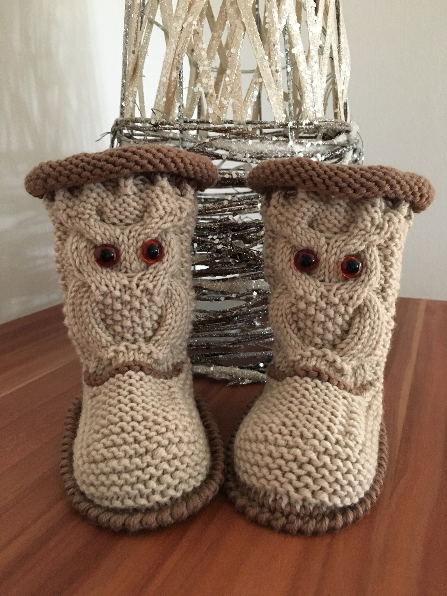 Babystiefel "Schnee-Eule" - Sohlenlänge 10, 5 cm Babystiefel "Schnee-Eule" - Sohlenlänge 10, 5 cm von FairyTailsTreasures
