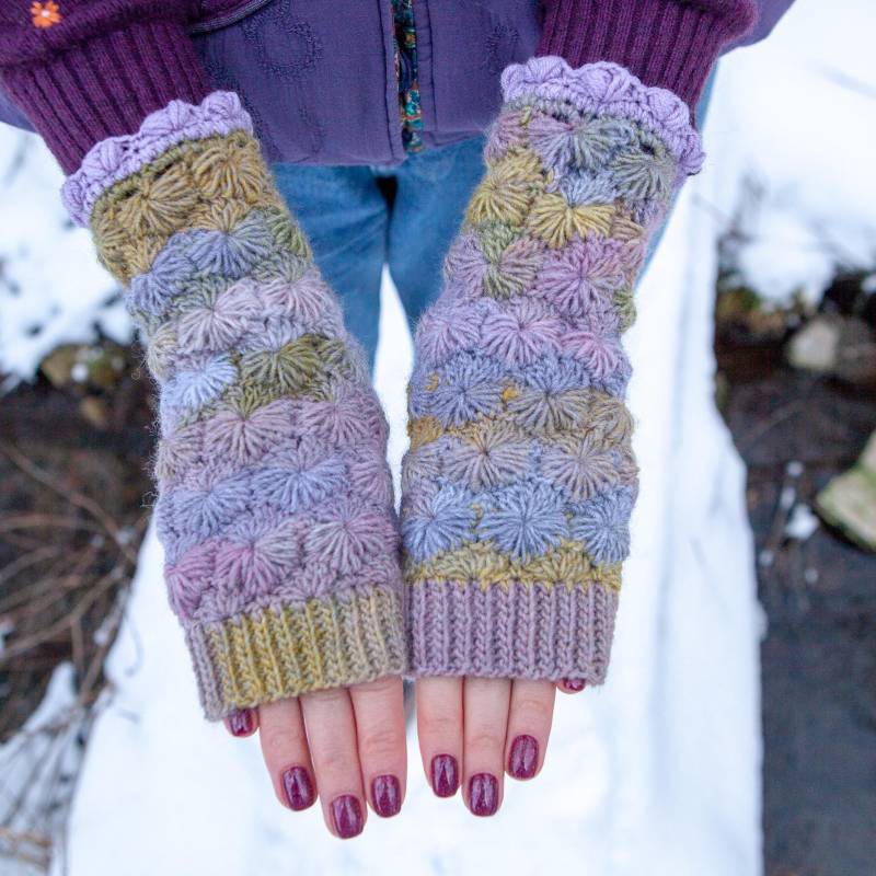 Яркие Natрукавники Из Шерistи Крючком von FairyTwins