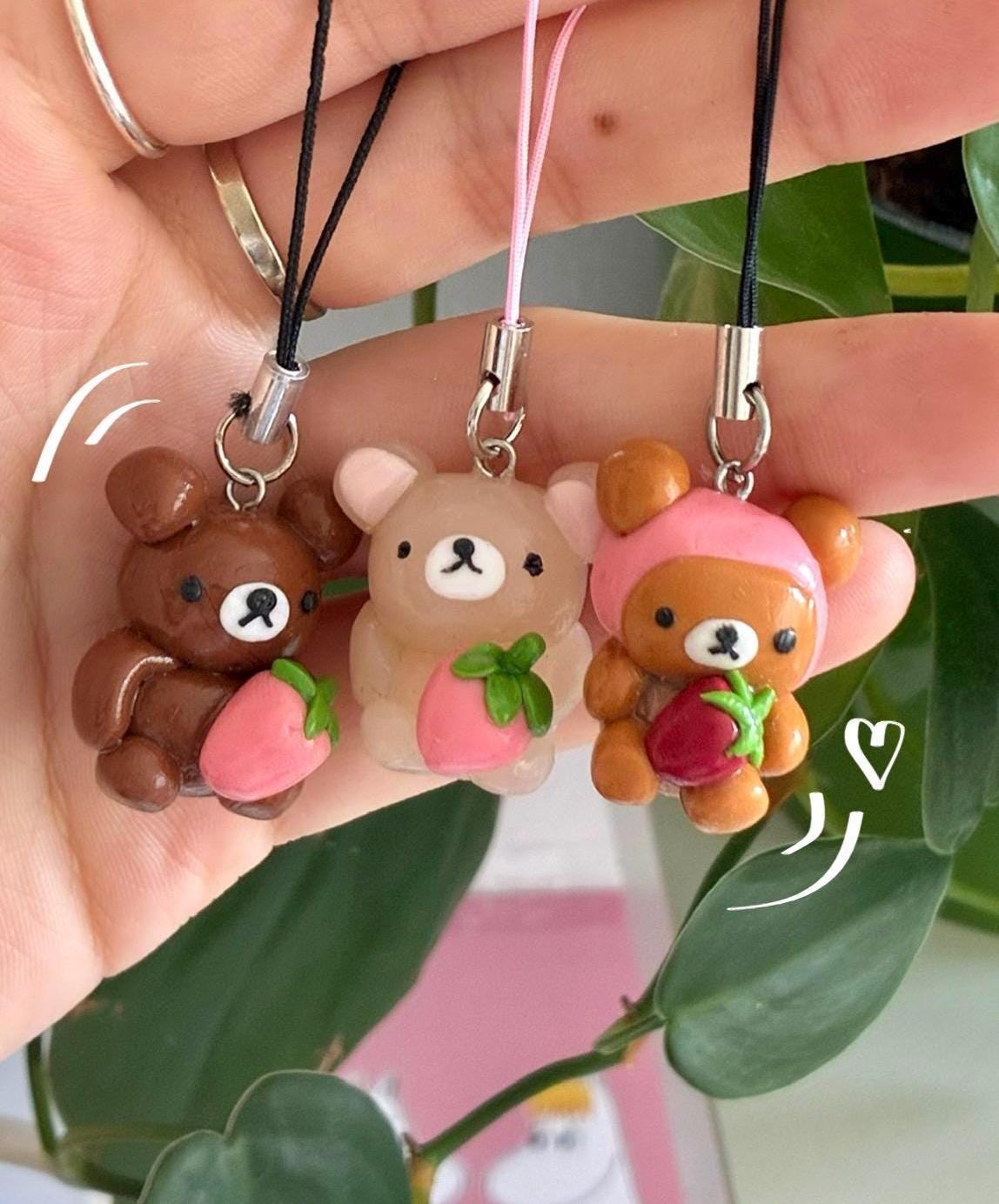 Handgemachter Rilakkuma Bär Anhänger Aus Polymer Clay Handgemachter Rilakkuma Bär Anhänger Aus Polymer Clay von Fairygloom