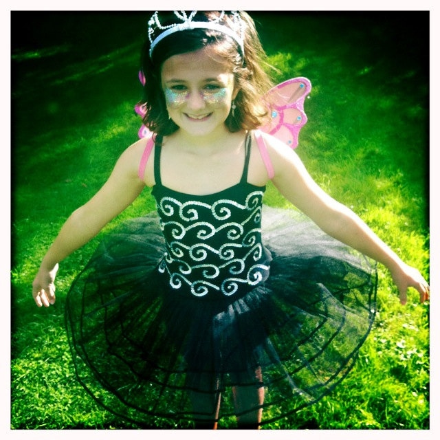 Schwarze Ballerina Tanz Tutu Leotard/Kleid Mit Silbernen Pailletten - Fairylove von Fairyloveboutique