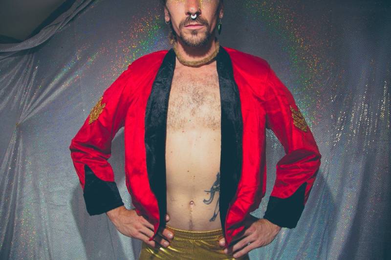 Unisex Rote Samt Kapitäne Militärjacke Fairylove von Fairyloveboutique