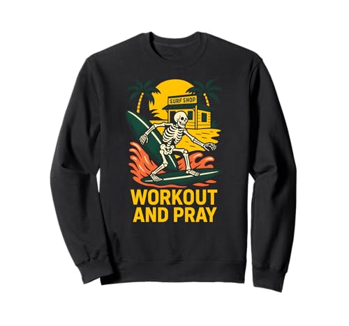 Faith Fitness Workout Pray Cool Herren Christian Faith Sweatshirt von Faith Based Fitness Christian Catholic Clothing