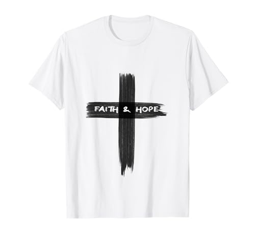 Faith Fashion by PDesign - Herren - Unisex-Erwachsene - T-Shirt - Weiß - S - Kreuz & Schriftzug - Klassisch - Baumwolle - Halbarm - Crew-Ausschnitt - Alltag - 1 Count Faith Fashion by PDesign - Herren - Unisex-Erwachsene - T-Shirt - Weiß - S - Kreuz & Schriftzug - Klassisch - Baumwolle - Halbarm - Crew-Ausschnitt - Alltag - 1 Count von Faith Fashion by PDesign