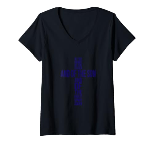Damen In The Name of The Father – Faith and Spirituality Design T-Shirt mit V-Ausschnitt Damen In The Name of The Father – Faith and Spirituality Design T-Shirt mit V-Ausschnitt von Faith and Spirituality Design
