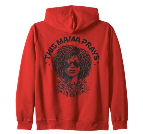 This Mama Prays Stylish Womens Religious Faith Floral Kapuzenjacke This Mama Prays Stylish Womens Religious Faith Floral Kapuzenjacke von Faith in Praying