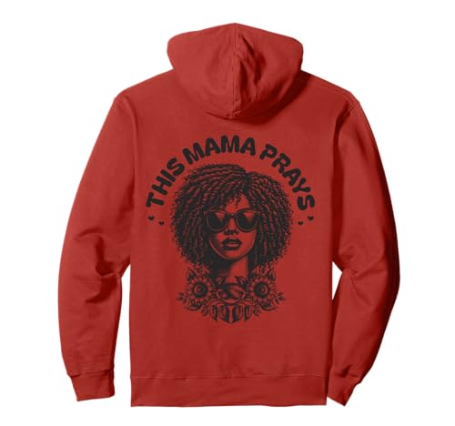 This Mama Prays Stylish Womens Religious Faith Floral Pullover Hoodie This Mama Prays Stylish Womens Religious Faith Floral Pullover Hoodie von Faith in Praying