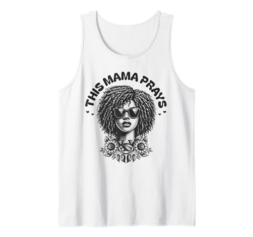This Mama Prays Stylish Womens Religious Faith Floral Tank Top This Mama Prays Stylish Womens Religious Faith Floral Tank Top von Faith in Praying
