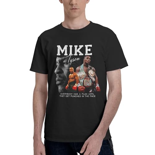 Boxing Mike Tyson 100% Cotton Men's T-Shirt S von Faith