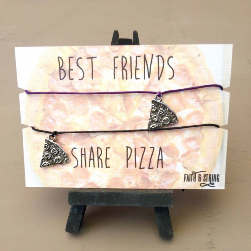 Pizza Geschenk Freundschaftsarmband Liebe Pizza Geschenk Freundschaftsarmband Liebe von FaithAndString