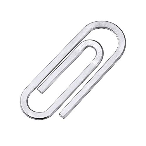 FaithHeart 316L Edelstahl Geldklammern Büroklammer, Einzigartiges Geldklammer für Scheine, Money-Clip for Men, Geldclip für Geburtstag Vatertag Valentinstag von FaithHeart