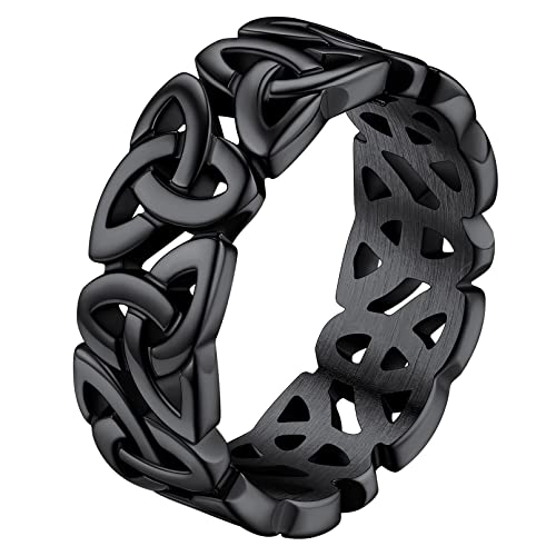 FaithHeart schwarz Ring für Damen Mädchen Siegelring Fingerring Verlorbungsring Ehering für Weihnachten Valentinstag FaithHeart schwarz Ring für Damen Mädchen Siegelring Fingerring Verlorbungsring Ehering für Weihnachten Valentinstag von FaithHeart