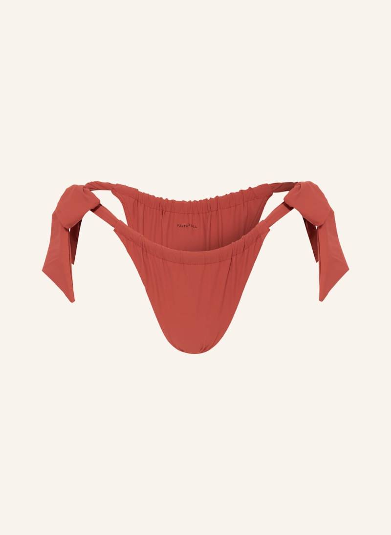 Faithfull The Brand Brazilian-Bikini-Hose Costa rot von Faithfull the Brand
