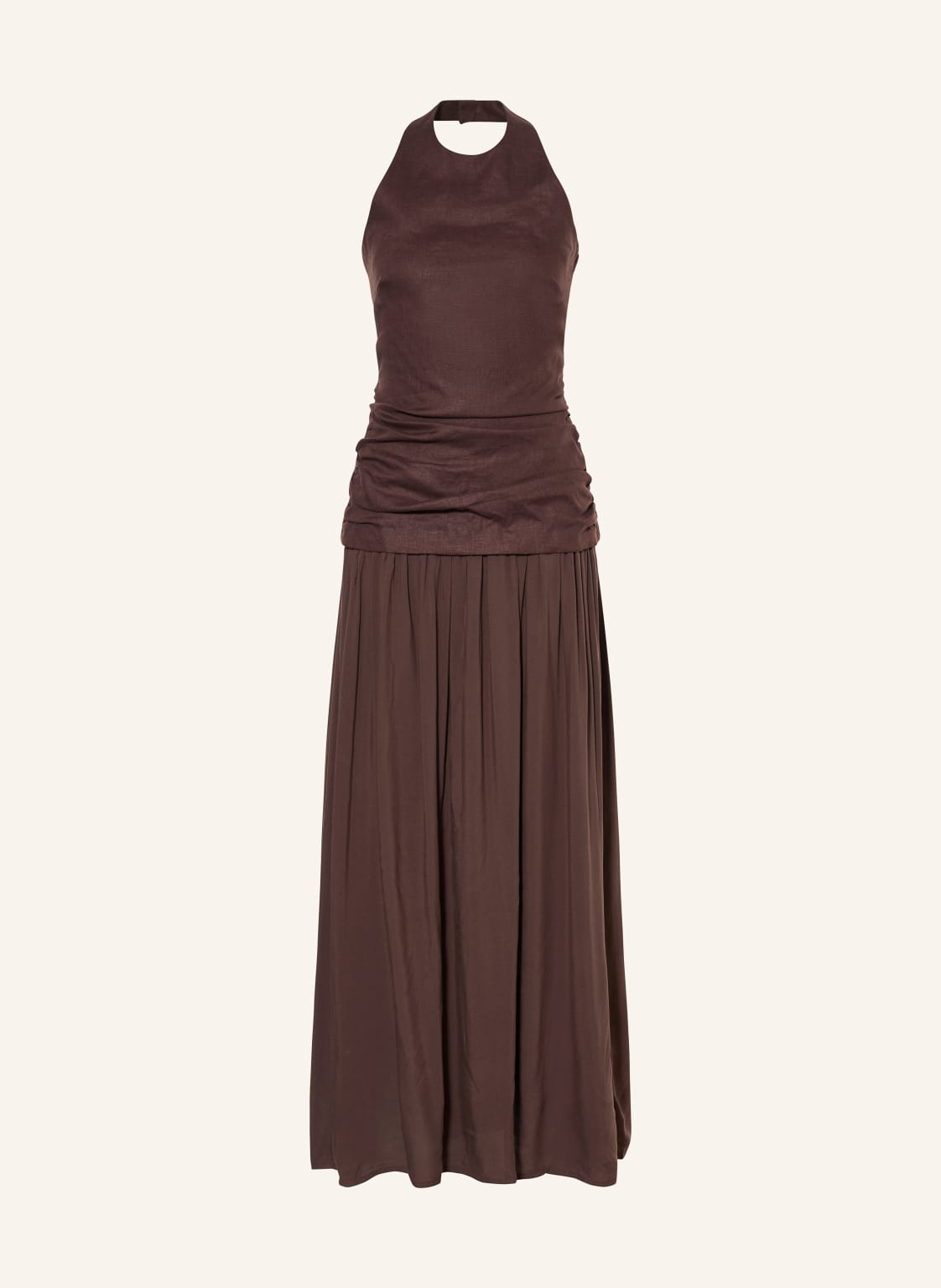 Faithfull The Brand Leinenkleid Tali braun von Faithfull the Brand