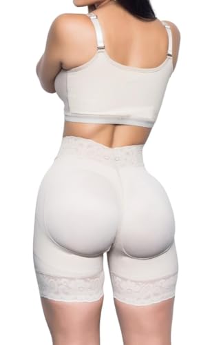 FAJAS COLOMBIANAS LEVANTA COLA Y CADERA POSTPARTO POSTCIRUGIA BODY SHAPER BUTT LIFTER PANTIES Faja Shorts, Beige, Medium FAJAS COLOMBIANAS LEVANTA COLA Y CADERA POSTPARTO POSTCIRUGIA BODY SHAPER BUTT LIFTER PANTIES Faja Shorts, Beige, Medium von Fajas Colombia By Laser STEEL