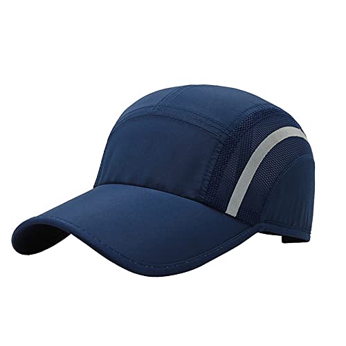 Baseball Cap Tennis Golf Cap Sonnenkappe Sport Kappe Hut Basecap Herren Damen Baseballkappe Baseballmütze Faltbarer Verstellbar Schildkappe Sommercap von FakeFace