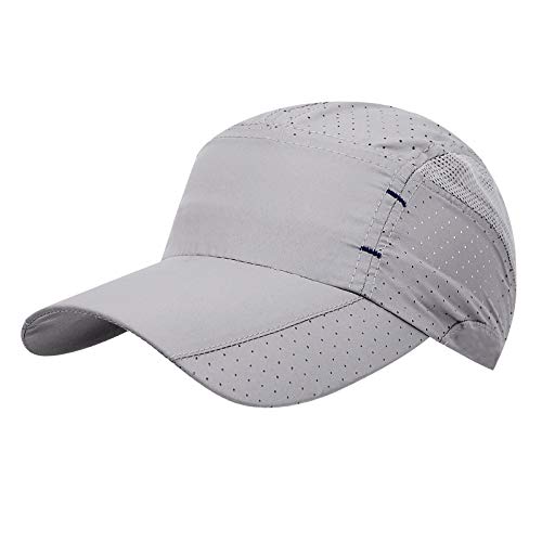 Baseball Cap Tennis Golf Cap Sonnenkappe Sport Kappe Hut Basecap Herren Damen Baseballkappe Baseballmütze Faltbarer Verstellbar Schildkappe Sommercap von FakeFace