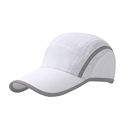 Baseball Cap Tennis Golf Cap Sonnenkappe Sport Kappe Hut Basecap Herren Damen Baseballkappe Baseballmütze Faltbarer Verstellbar Schildkappe Sommercap von FakeFace