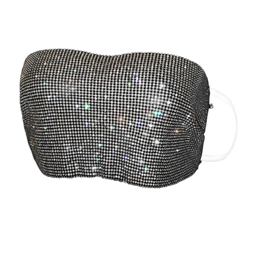 Damen Glitzer Pailletten Tube Top Strass Schulterfreies Bandeau Cami Crop Top Bling BH Top Trägerlos Tops Bluse Party Rave Oberteil Party Club Wear Bauchtanz Latin Dance für Frauen von FakeFace