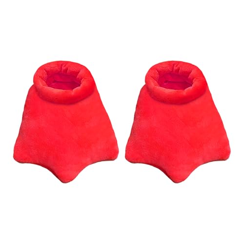 FakeFace Entenfüße Haus Hausschuhe Niedliche Ente Hausschuhen Winter warme Gelb Cartoon Hausschuhe flauschige Klaue Pfote Lustige Weihnachten Halloween Party Geschenk von FakeFace