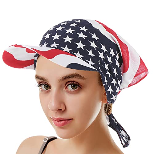 FakeFace Kopftuch für Damen Herren Bandana Cap Hut Sport Kopfbedeckung Piratenmütze Hip Hop Cap Stirnband aus atmungsaktive Baumwolle von FakeFace