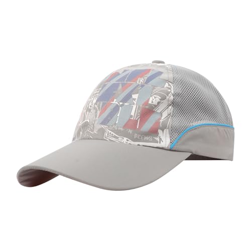 Kinder Basecap Schirmmütze Schnell Trocknend Mesh Kappe Baseball Cap Kappe Sonnenhut Junge Mädchen Sonnenschutz Sportkappe Einstellbar Baseballmütze Sommerhut von FakeFace
