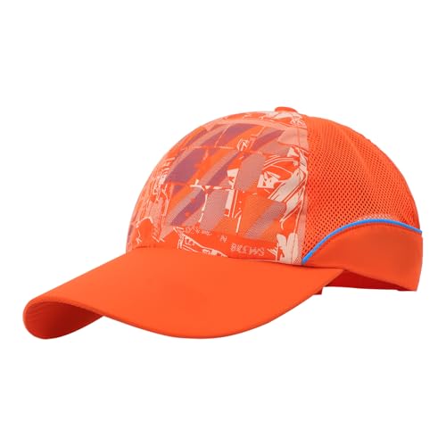 Kinder Basecap Schirmmütze Schnell Trocknend Mesh Kappe Baseball Cap Kappe Sonnenhut Junge Mädchen Sonnenschutz Sportkappe Einstellbar Baseballmütze Sommerhut von FakeFace