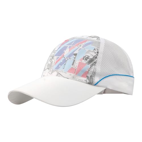 Kinder Basecap Schirmmütze Schnell Trocknend Mesh Kappe Baseball Cap Kappe Sonnenhut Junge Mädchen Sonnenschutz Sportkappe Einstellbar Baseballmütze Sommerhut von FakeFace