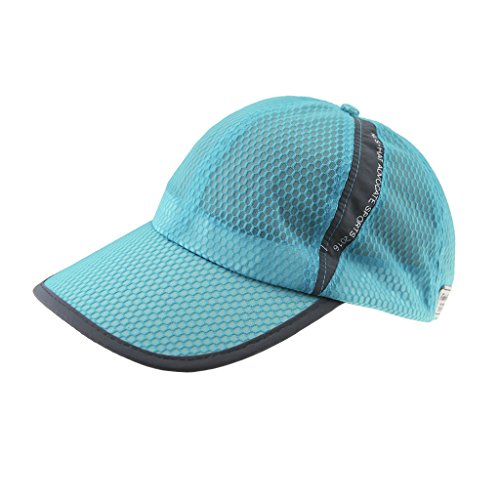 Sommer Baseball Cap Kappe Mütze Damen Herren Sonnenhut Schnelltrocknend Hut Mesh Cap von FakeFace