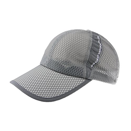 Sommer Baseball Cap Kappe Mütze Damen Herren Sonnenhut Schnelltrocknend Hut Mesh Cap von FakeFace