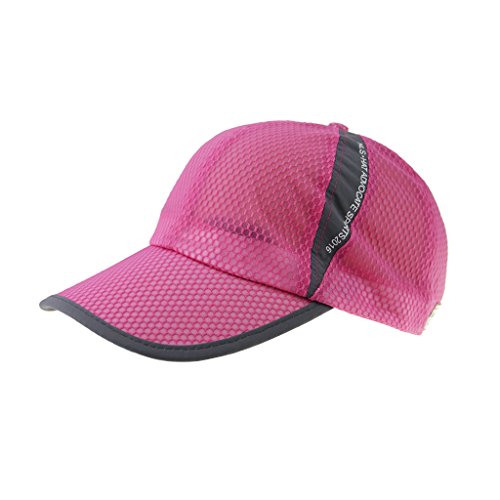 Sommer Baseball Cap Kappe Mütze Damen Herren Sonnenhut Schnelltrocknend Hut Mesh Cap von FakeFace