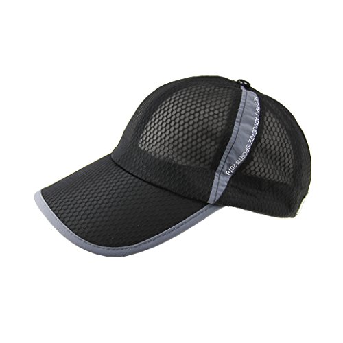 Sommer Baseball Cap Kappe Mütze Damen Herren Sonnenhut Schnelltrocknend Hut Mesh Cap von FakeFace