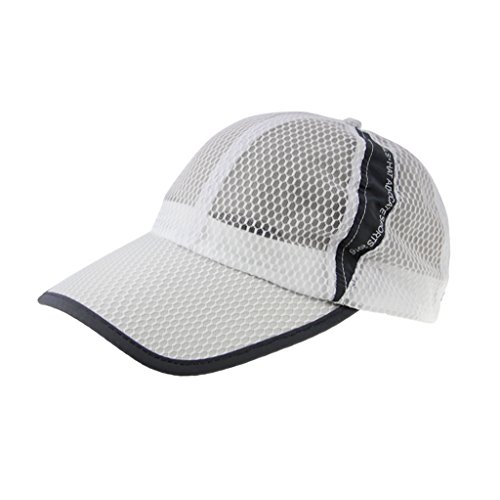 Sommer Baseball Cap Kappe Mütze Damen Herren Sonnenhut Schnelltrocknend Hut Mesh Cap von FakeFace