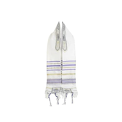Tallit Gebetsschal Jerusalem Messianisch Christlicher Tallit Messianic Tallits Gebet Schal Covenant Messianic Tallit Gebetsschal jüdisch christlich tallits mit hebräischem Schriftzug (Violett) von FakeFace