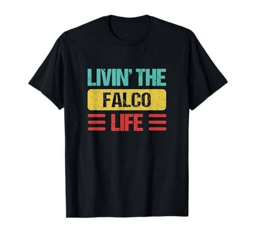 Falco Vorname T-Shirts & Geschenke - Herren, Damen, Unisex Kinder - T-Shirt - Schwarz - Klein - Klassisch - Crew-Ausschnitt - Pull-On Falco Vorname T-Shirts & Geschenke - Herren, Damen, Unisex Kinder - T-Shirt - Schwarz - Klein - Klassisch - Crew-Ausschnitt - Pull-On von Falco Vorname T-Shirts & Geschenke
