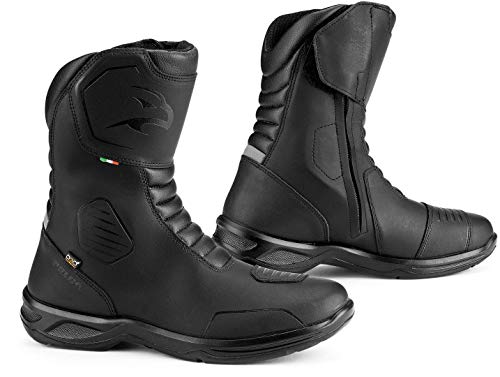 Falco Atlas 2 Motorradstiefel (Black,43) von FALCO