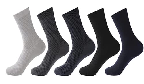 Falcon 5 Paar Bambus Socken Herren Schweißfest und Atmungsaktiv verschiedene Größen 38-42, 43-46 (as3, numeric, numeric_39, numeric_42, regular, regular) von Falcon