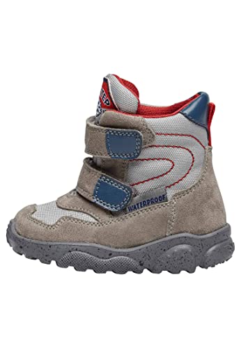 Falcotto CHUKAR.-Gepolsterter Stiefel aus Veloursleder und technischem Gewebe grau 22 von Falcotto