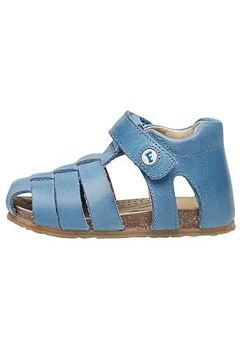 Falcotto ALBY-Halb geschlossene Sandalen aus Leder, azurblau 20 von Falcotto