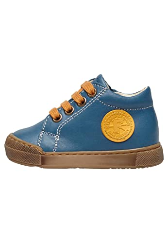 Falcotto ALSTRO Zip-Schuhe aus Nappaleder mit Patch-Hellblau azurblau 19 von Falcotto