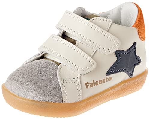 Falcotto Alnoite High Vl Hausschuh, Grey Milk Orange, 19 EU von Falcotto