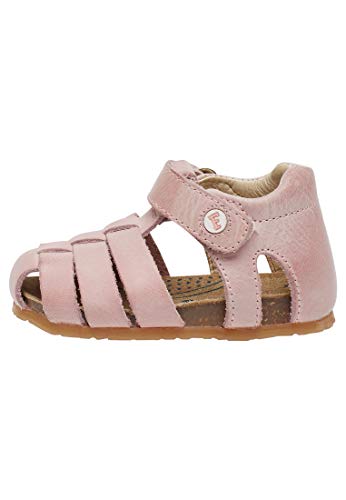 Falcotto ALBY-Halboffene Ledersandalen, Rosa 22 von Falcotto