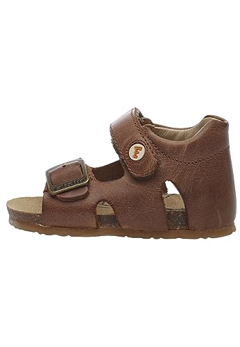 Falcotto BEA-Sandalen aus Leder mit Schnalle und Klettverschluss, braun 21 von Falcotto