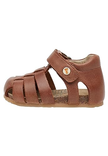 Falcotto ALBY-Halbgeschlossene Ledersandalen mit Herzmotiv, braun 18 von Falcotto