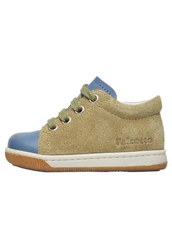Falcotto Jay Zip Krippenschuh, Hellblauer Stein, 21 EU von Falcotto