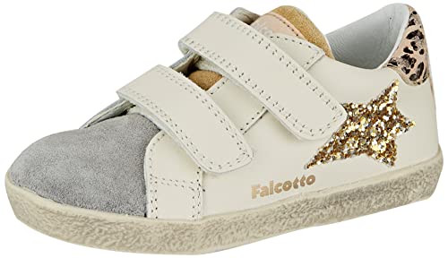 Falcotto Jungen Mädchen Alnoite Vl Hausschuh, Grey Milk Beige, 18 EU von Falcotto