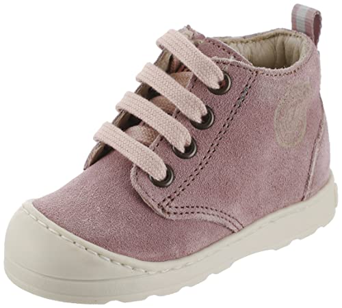 Falcotto Jungen Mädchen Blumit Reißverschluss Gymnastikschuh, Rose Bone, 24 EU von Falcotto