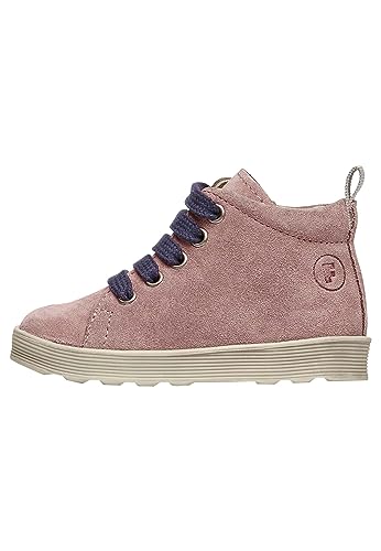 Falcotto EVAERT Zip-Scarpine in Suede-Rosa, Rosa 18 von Falcotto