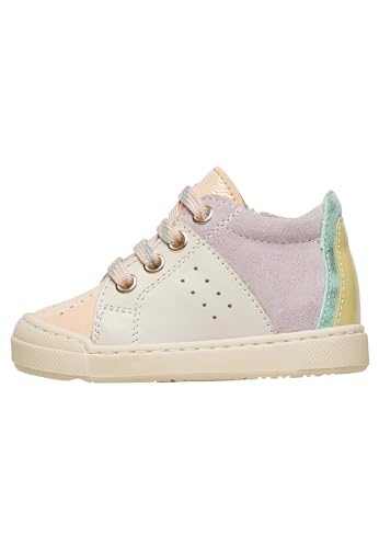 Falcotto Jungen Mädchen Fabron Zip Krippenschuh, Milch Lilac Puder, 18 EU von Falcotto