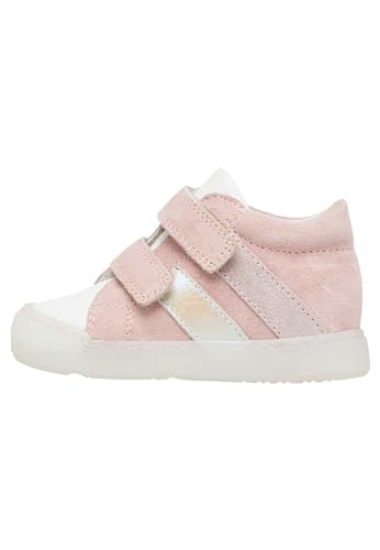 Falcotto Jungen Mädchen Gazer Vl Krippenschuh, White Pink, 18 EU von Falcotto